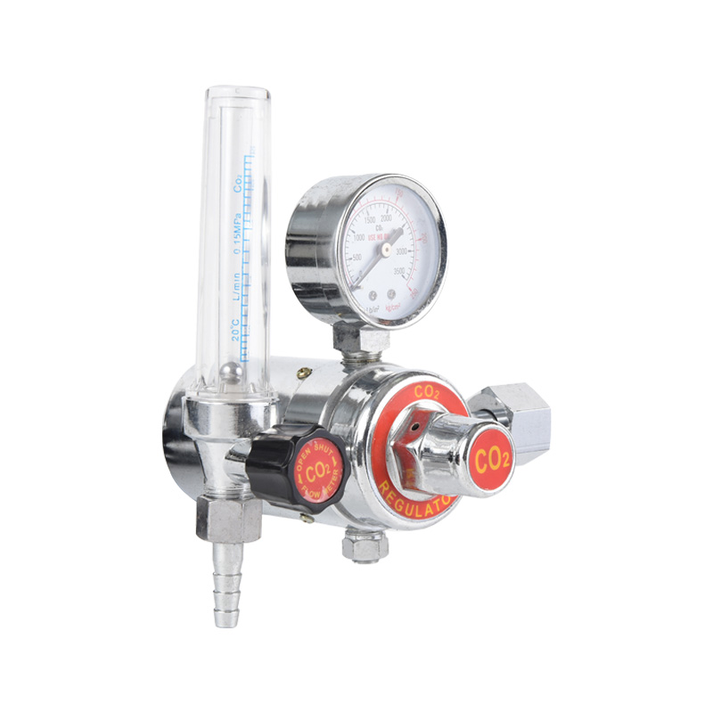 Regulator de CO2 cu dioxid de carbon de tip încălzit Regulator de gaz din alamă complet cu presiune reglabilă