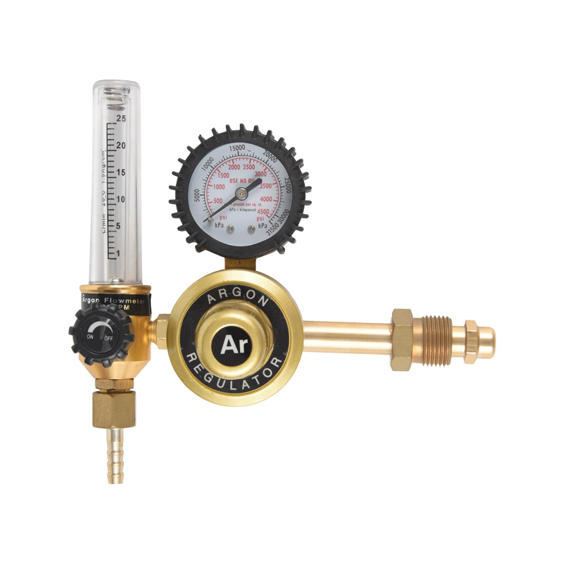 Tip african Africa de Sud Tee Design Regulator de argon cu regulator de presiune debitmetru