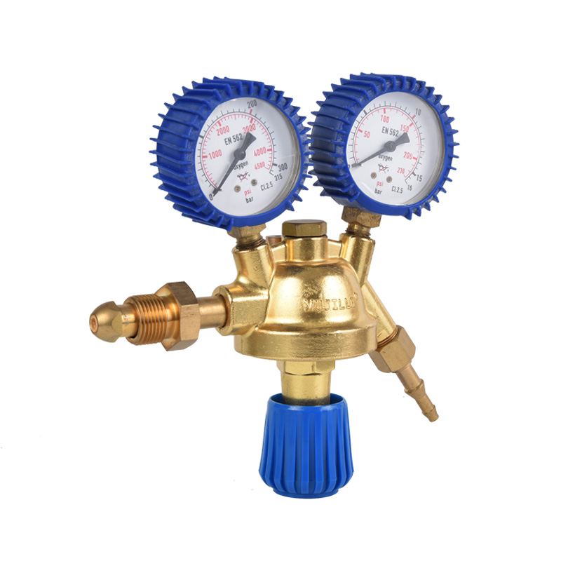 Regulator de oxigen de tip francez și italian Corp din alamă cu capac de protecție